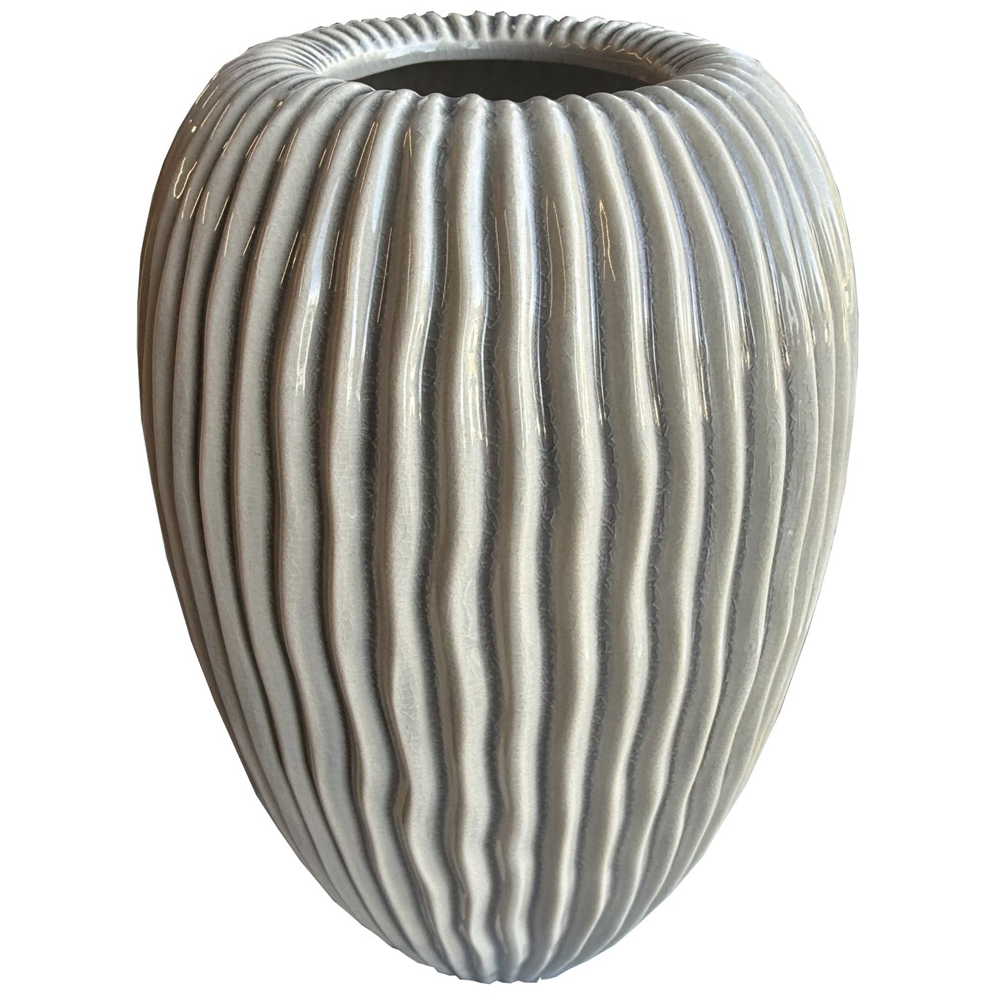 Pallida Large Striped Vase-0