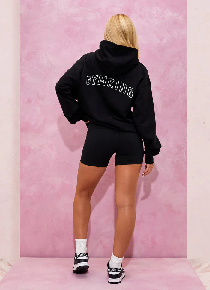 Gym King Malibu Oversized Hood - Black