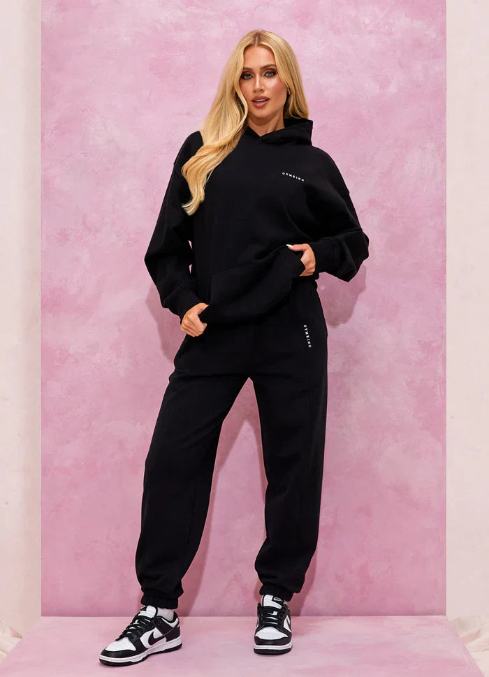 Gym King Malibu Oversized Hood - Black