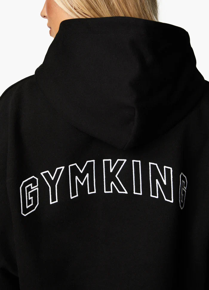 Gym King Malibu Oversized Hood - Black