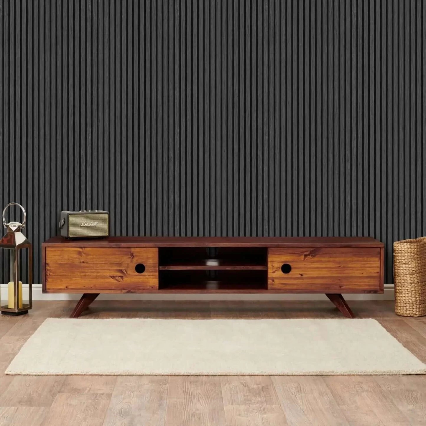 Black Oak Acoustic Wall Panels-2