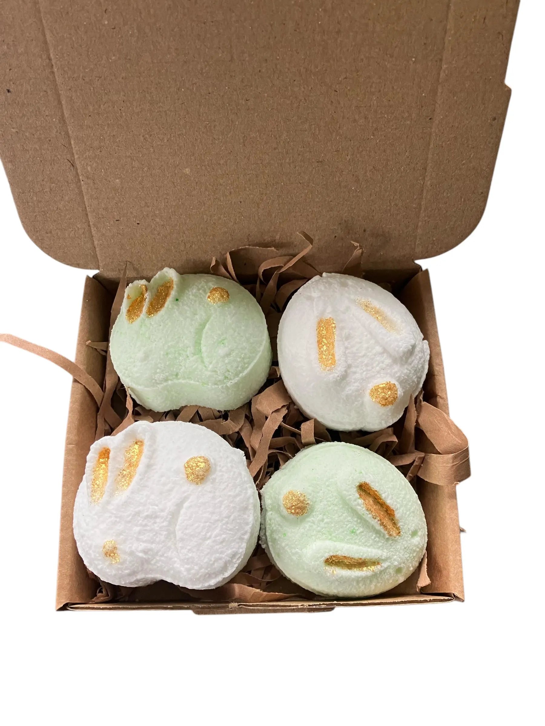 Bunny Bath Bomb Box in Coconut and Orange, Basil and Lime-1