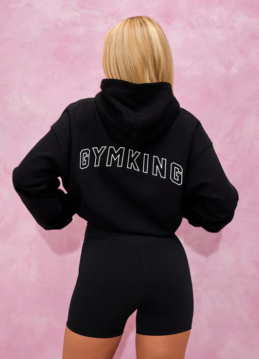 Gym King Malibu Oversized Hood - Black